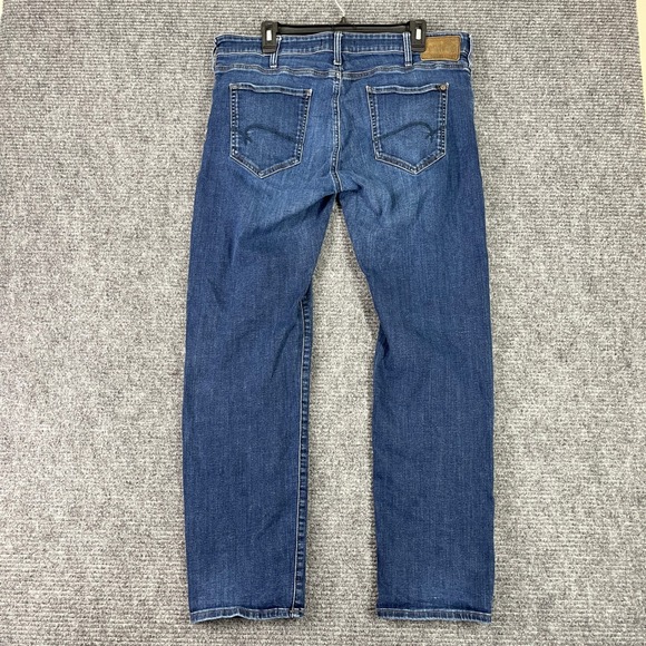 Mavi Jeans Zach Straight Leg Jeans Medium Wash Denim 36 30 Mens - Picture 5 of 14